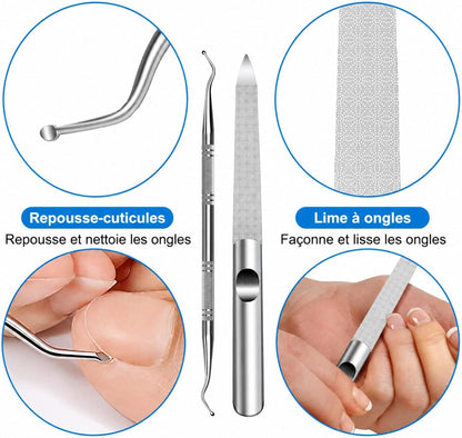 Coupe-Ongle Professionnel Pour Ongles D'Orteils Épais | Coupe Ongle Pied Pour Personnes Âgées, Pince Coupe Ongles Pour Les Pieds Incarnés, Design Tête Inclinée Et Long Manche