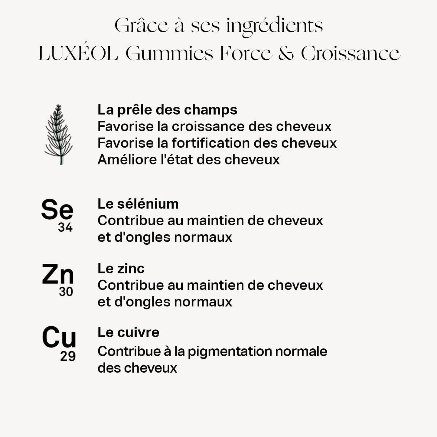 - Gummies Force & Croissance - Cheveux(2) & Ongles(3) | Complément Alimentaire - Croissance(1) - Arôme Naturel Goût Framboise - Sans Sucres - Fabriqué En France - Environ 60 Gummies