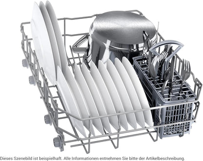 SPV2HKX42E - Série 2 - Lave-Vaisselle Tout Intégrable - 45 Cm - 10 Couverts - Home Connect &  Four Encastrable Série 4-60 X 60 Cm - HBA553BR0 - Four Multi-Fonctions À Air Chaud 3D