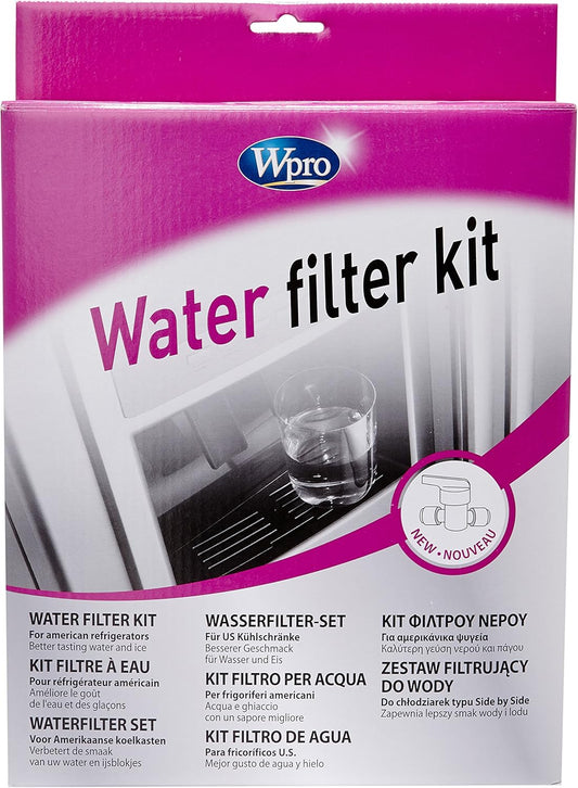 Wpro UCK001 Kit Filtration Universelle Pour Réfrigérateur Américain Avec Robinet