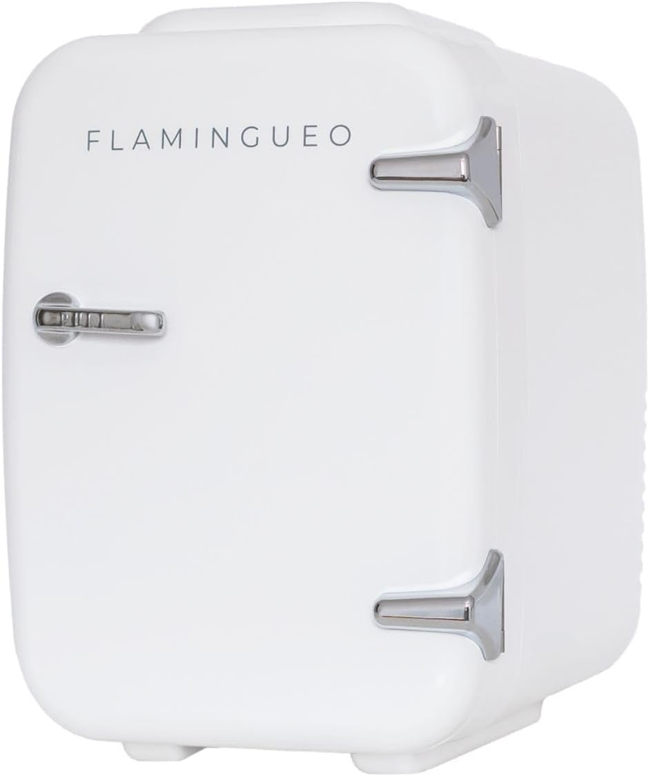 Mini Frigo 4L - Petit Frigo, Mini Frigo De Chambre 12V/220V, Mini Frigo Cosmetique, Fonction Chaud Et Froid, Refrigerateur Petit, Frigo Bar