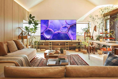 TV 85 Pouces Crystal UHD 85U8075F 4K Smart TV, Bluetooth, Wifi, Airplay, Crystal Processor 4K, HDR, Q-Symphony, Knox Security, Gaming Hub, Bixby, Applications Opérateurs Intégrées