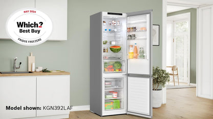 Série 4 KGN392LAF 70/30 Réfrigérateur Congélateur Acier Inoxydable Classe A