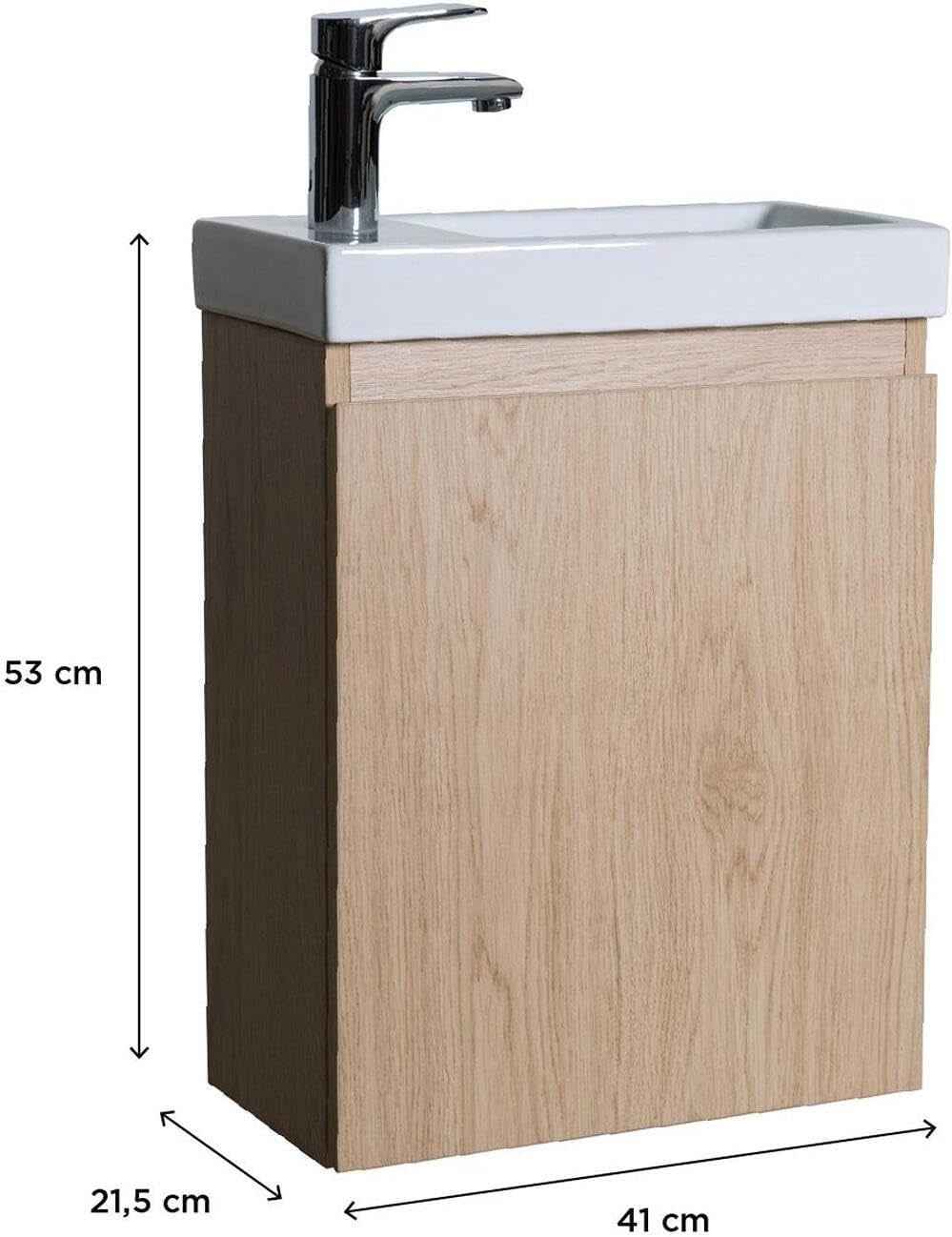Meuble Lave-Mains Lisa Suspendu 41 Cm