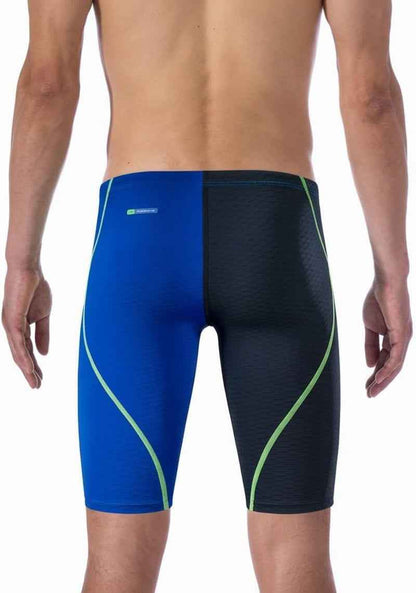 Maillot De Bain Homme Jammer – Cuissard De Natation Résistant Au Chlore, Sèche Rapidement, Cordon De Serrage Pour Entraînement & Compétition, UPF 50+