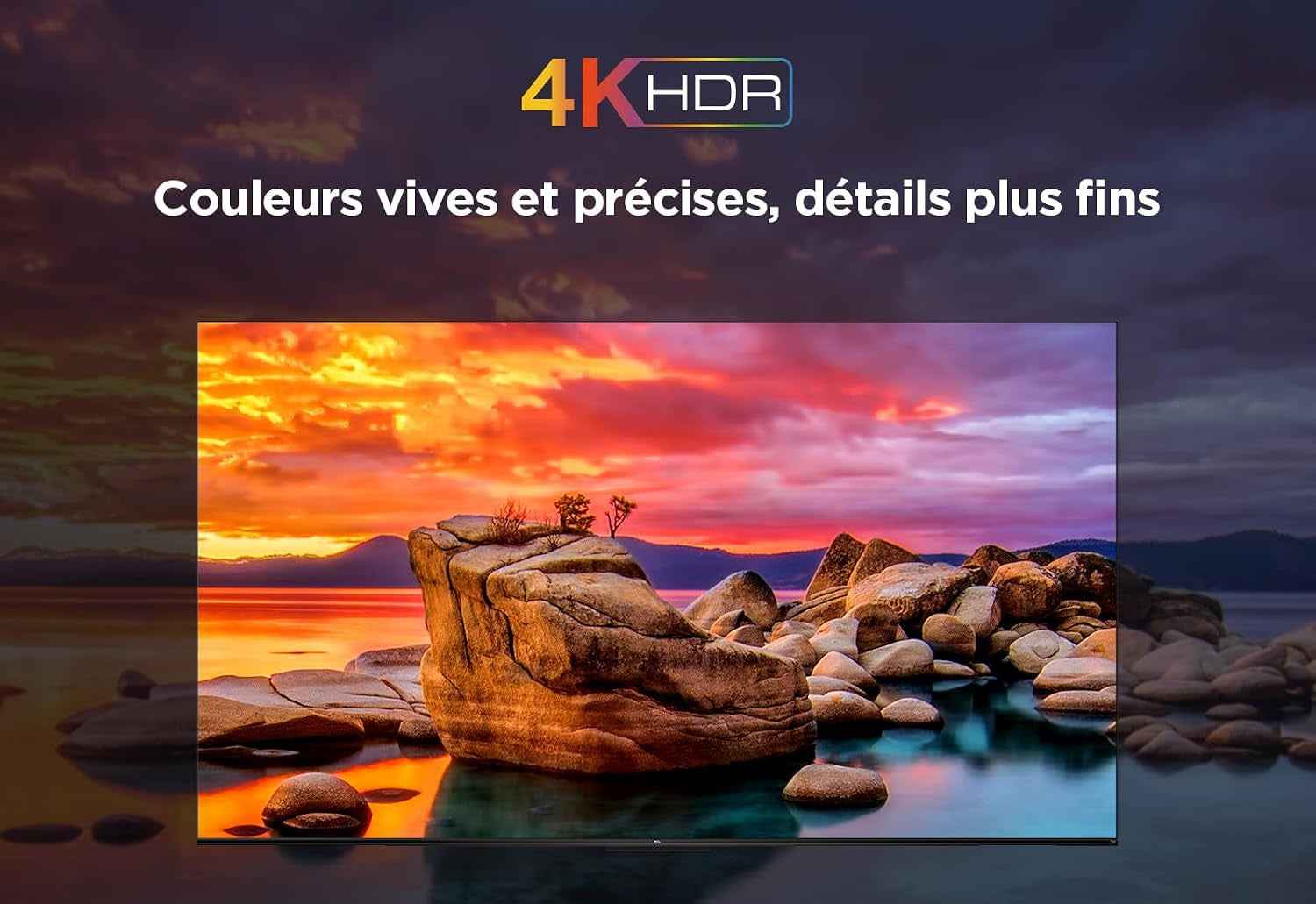 TCL 65PF650 65 Pouces 4K Ultra HD, HDR TV, Smart LED Fire TV (Dolby Vision, Dolby Atmos, DTS, HDR 10, Alexa Intégré, Airplay2, Miracast)