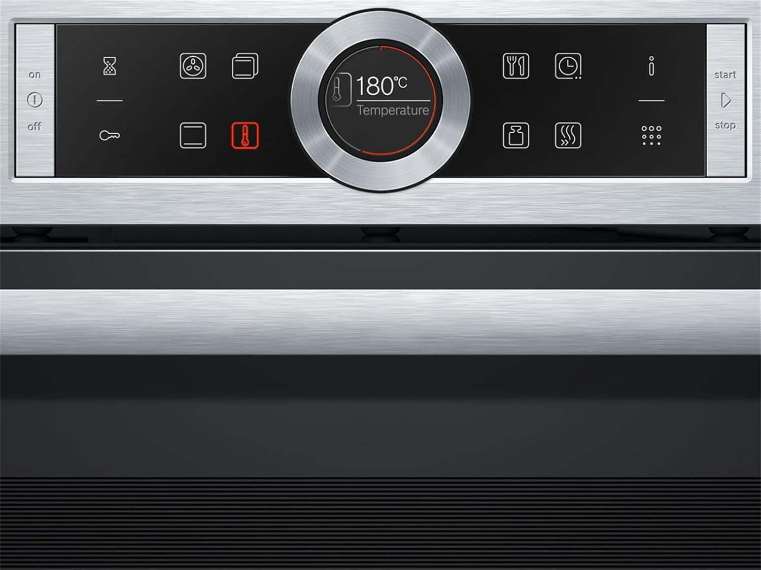 HBG675BB1 Série 8 Four Électrique À Encastrer/A / 71 L/Noir/Air Chaud plus 4D Acier Inoxydable