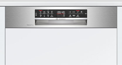 SMI6ECS93E - Série 6 - Lave-Vaisselle Encastrable Avec Bandeau - Home Connect - 13 Couverts - Silence plus 40 Db - Metallic