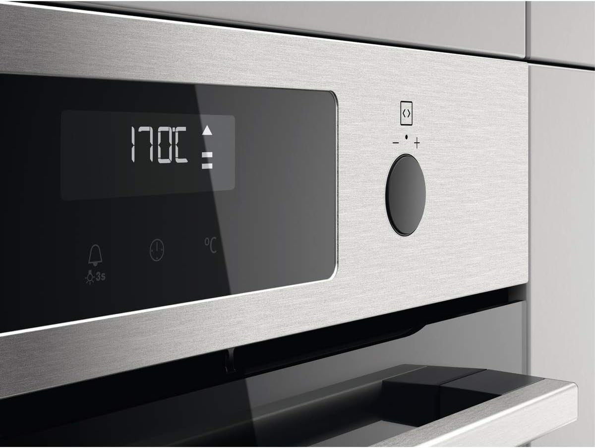 Zanussi ZOPXD6X2 Four Multifonction Avec Nettoyage Pyrolytique, 9 Positions Avec Cavité XXL, Diplay LED, Horloge Électronique + Télécommandes Escamotables, Rails Télescopiques 1 Niveau, Inox, A+, 72