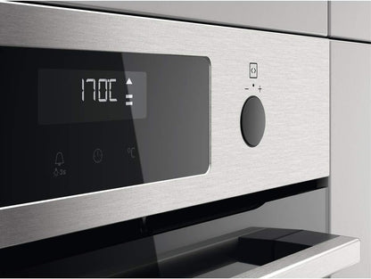 Zanussi ZOPKX6X2 Four Multifonction Avec Nettoyage Pyrolytique, 9 Fonctions Avec Cavité XXL, Horloge Électronique + Télécommandes Escamotables, Anti-Traces De Doigts, Inox, Classe A+, 72 Litres