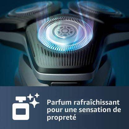 Philips Quick Clean Lot De 2 Cartouches À Dosettes | Formule Sans Alcool, Nettoie Et Lubrifie Le Rasoir, 6 X 30 Cycles De Nettoyage, CC12/52