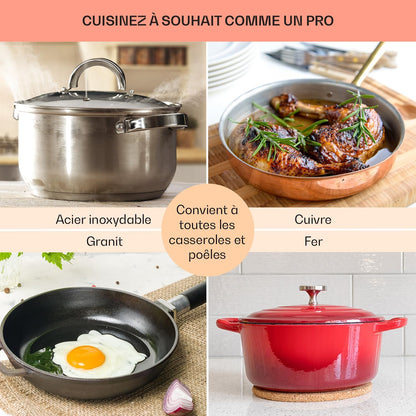 Plaque De Cuisson Gaz Et Vitrocéramique 4 Feux, Table De Cuisson À Gaz, Plaque Et Vitro De 6.4Kw En Acier Inoxydable, De Vitroceramique Encastrable, Mixte