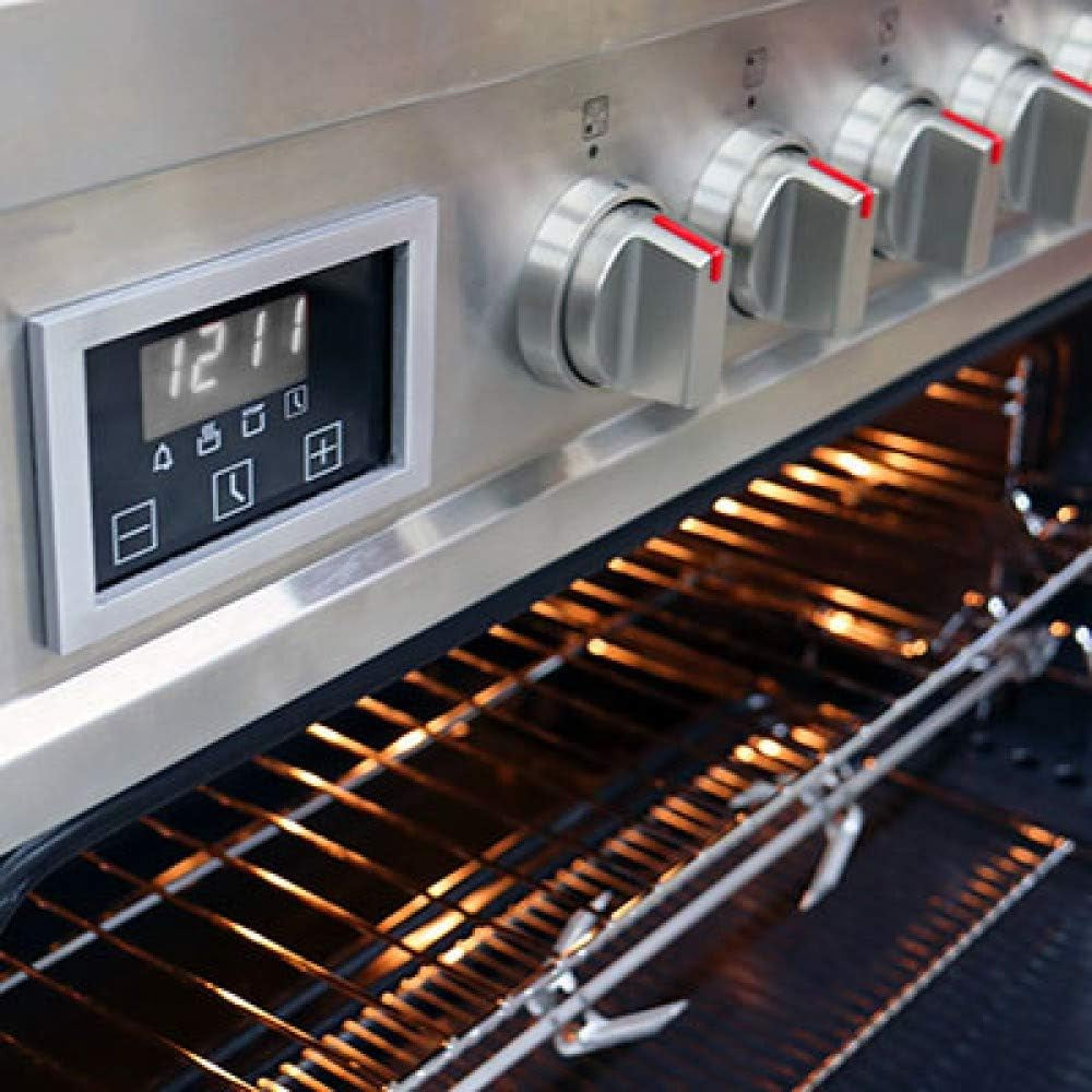 Kaiser HGE 93505 R Gaz Electrique Cuisinière 90Cm/Four Électrique/Cuisinière/ 115L / Plaque De Cuisson Au Gaz/ 4,5 Kw WOK/ 8 Fonctions/Autonettoyage/Gaz Naturel Et Propane Possibles/Qualité De Luxe