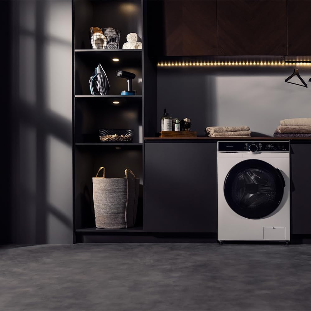 Lave-Linge À Chargement Frontal De 12 Kg Bolero Dresscode 121000 A. 2000 W, 1400 Tr/Min Réglables Au Maximum, Certification Woolmark, 14 Programmes, Nettoyage Automatique