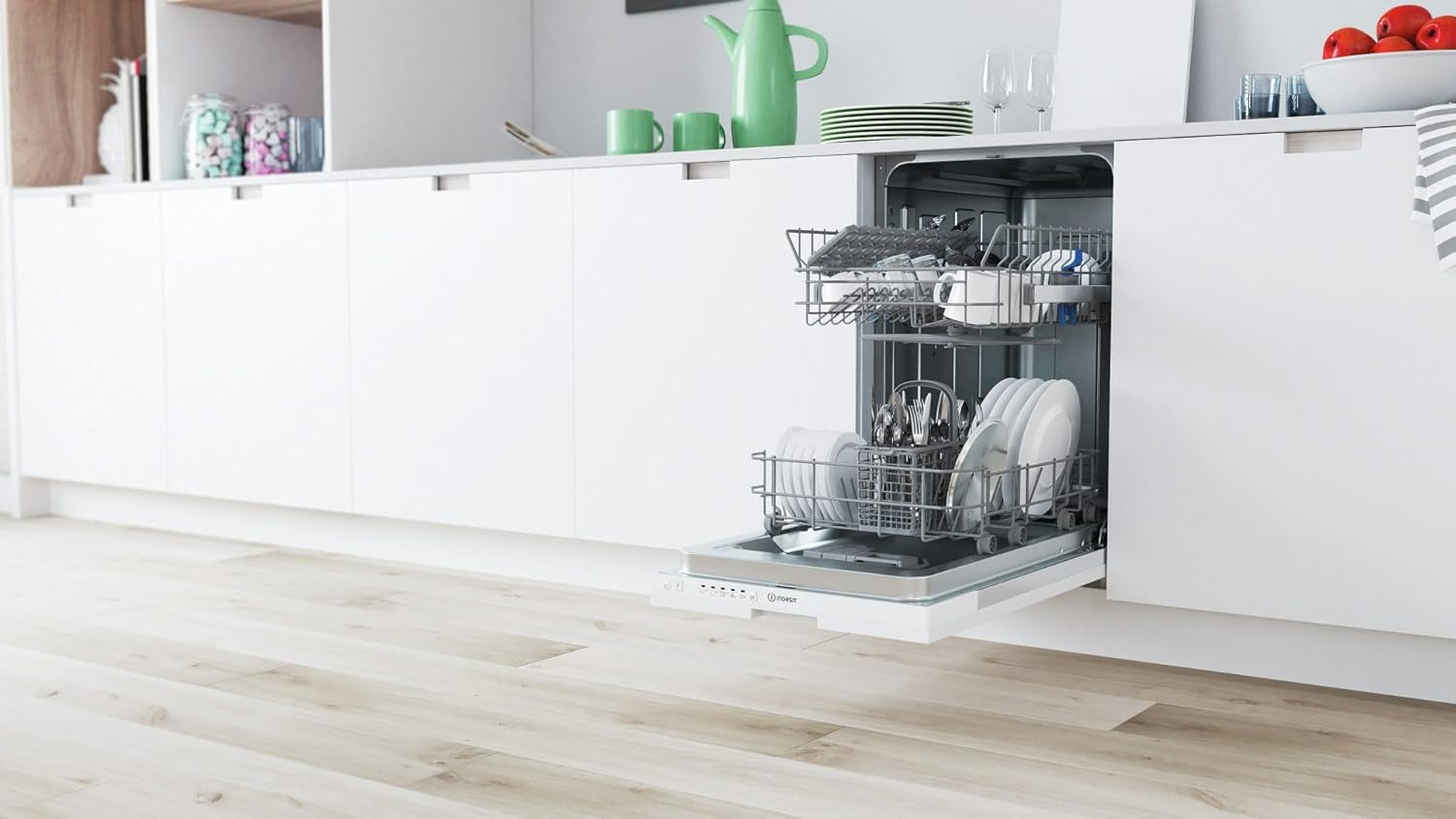 Nouveau Modèle INDESIT DI9E 2B10 Lave-Linge 45 Cm Compartiment Total Sans Panneau 9 Couvertures Classe F