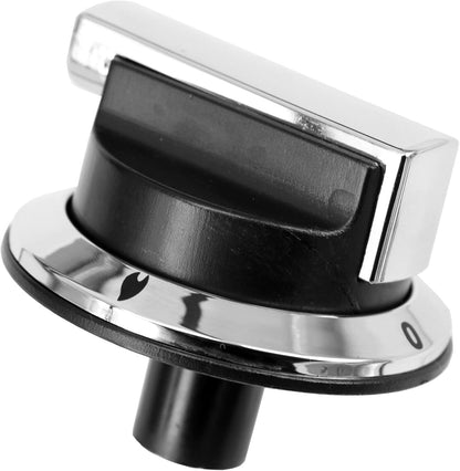 Lot De 3 Boutons De Commande Compatibles Avec Four/Cuisinière Rangemaster 90 100 110 DF Elite Professional - Noir/Chromé