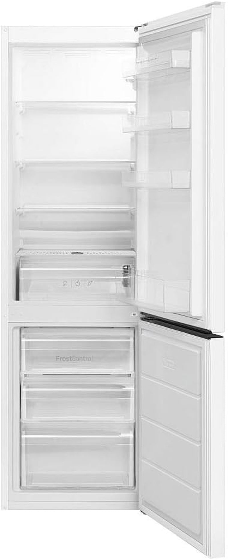 Amica KGCL 387 115 W Stand Kühl-Gefrierkombination, 54 Cm Breit, 170 Cm Hoch, 268 L, Automatische Abtauung, Frostcontrol, 3 Ablagen, Weiß