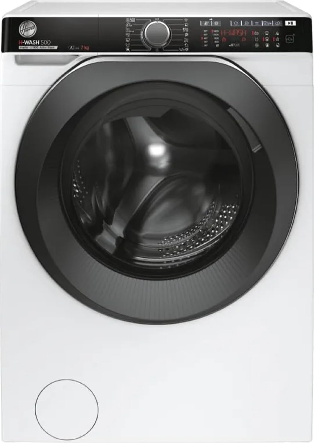 Hoo Ver HWP447AMBC7/1-S Machine À Laver 7 Kg Slim (45 Cm) 1400 Tours Onduleur [Classe Énergétique A]