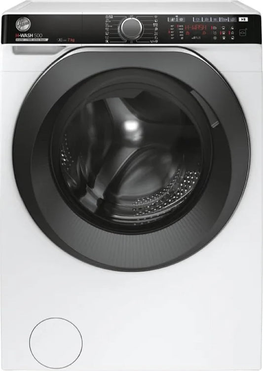 Hoo Ver HWP447AMBC7/1-S Machine À Laver 7 Kg Slim (45 Cm) 1400 Tours Onduleur [Classe Énergétique A]