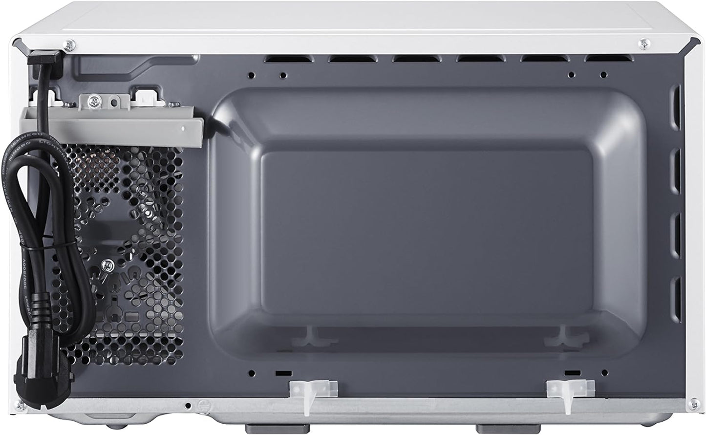 NN-E20JWMEPG Four À Micro-Ondes Avec Plateau Tournant En Verre, 20L, 800W, Décongélation, 5 Niveaux De Puissance, Minuterie, Blanc