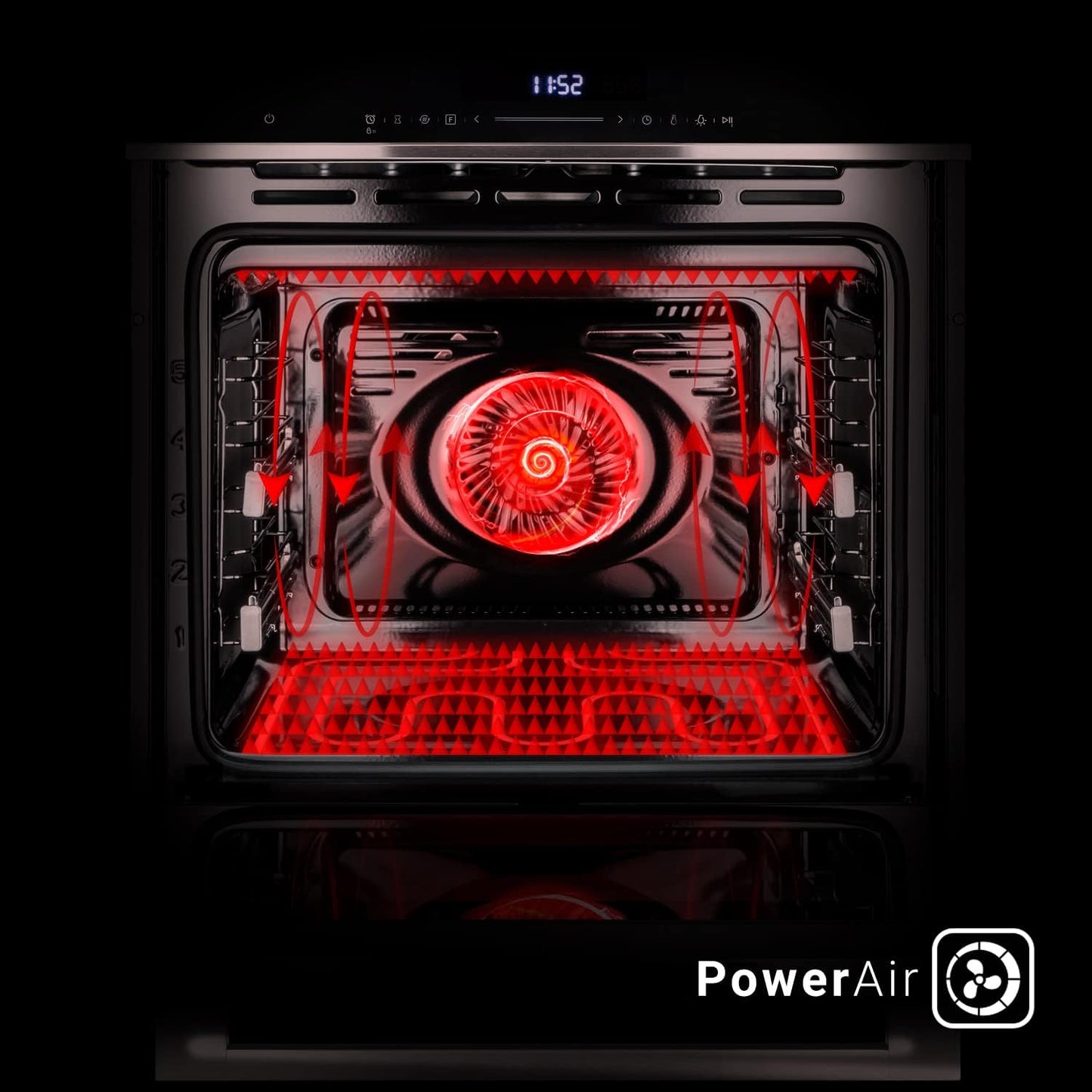 KKT Kolbe/Premium-Four Encastré 60Cm / 72L / 2,9Kw / Catalyse/Nettoyage À La Vapeur/Fonction Pizza/Air Chaud / EB8017ED