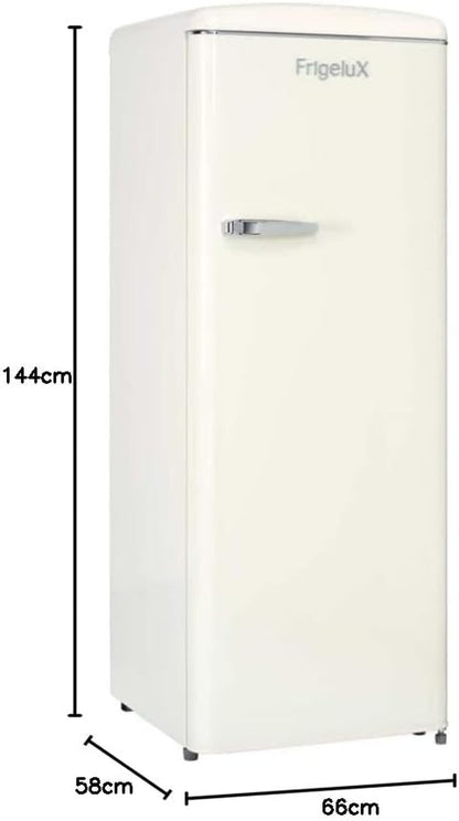 - Réfrigérateur Armoire Rétro RF218RCA++ - Réfrigérateur Congélateur 218L Dont Congélateur 23L - Dégivrage Automatique - Pose Libre - Style Vintage Années 50 - Crème