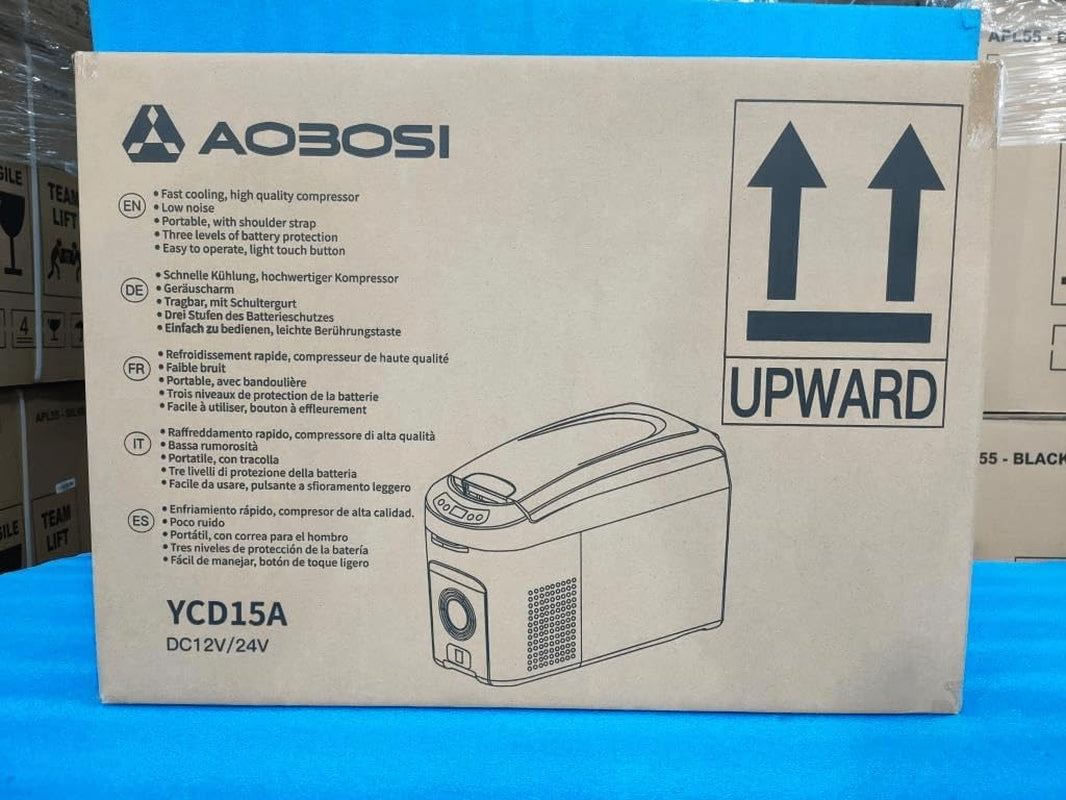 15L Glaciere Électrique, 12V Réfrigérateur De Voiture À Compresseur, Frigo Pour Voiture, Camion, Camping, Voyage