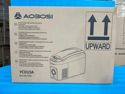 15L Glaciere Électrique, 12V Réfrigérateur De Voiture À Compresseur, Frigo Pour Voiture, Camion, Camping, Voyage