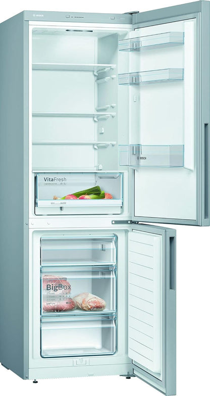 Serie 4 KGV362LEA Réfrigérateur-Congélateur Autoportante 308 L E Acier Inoxydable