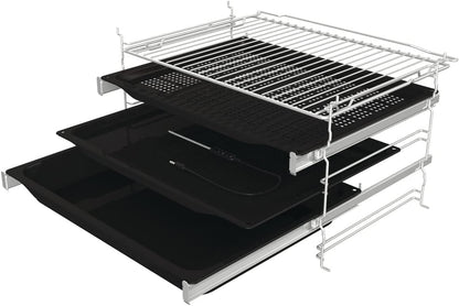 738599 Optibake Advanced BSA 6747 A04X Four Encastrable / 77 L/Air Chaud/Autobake/Commande Tactile/Thermomètre De Cuisson/Gentleclose & Open/Steam Assist/Step Bake/Pizzamode