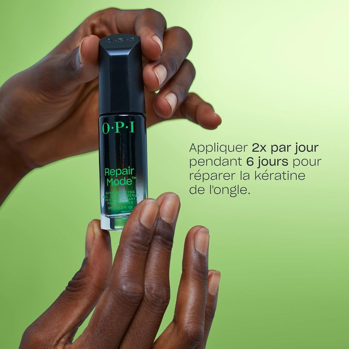OPI Repair Mode - Sérum Restructurant Pour Les Ongles Fragiles & Endommagés - Formule Vegan - Agit En Profondeur Pour Réparer La Kératine Naturelle Des Ongles - 9Ml Blanc
