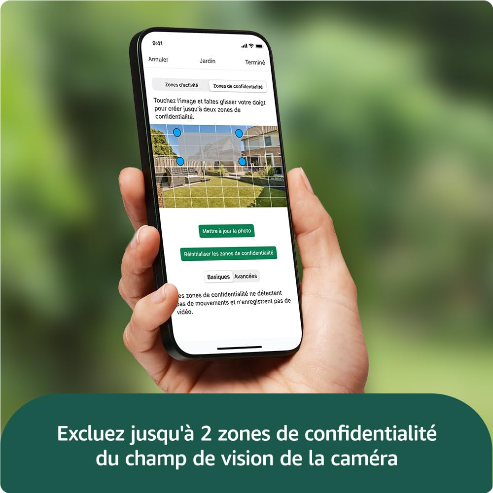 Caméra  Outdoor 4 : Caméra De Surveillance Connectée HD Sans Fil, 2 Ans D'Autonomie, Détection De Mouvements Avancée- Système 2 Caméras Avec Sync Module Core