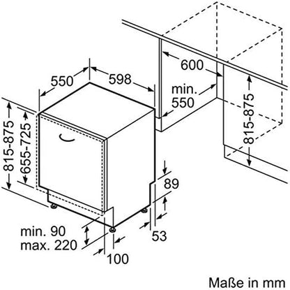 Lave Vaisselle  SMV2ITX22E ENCASTRABLE 60 CM