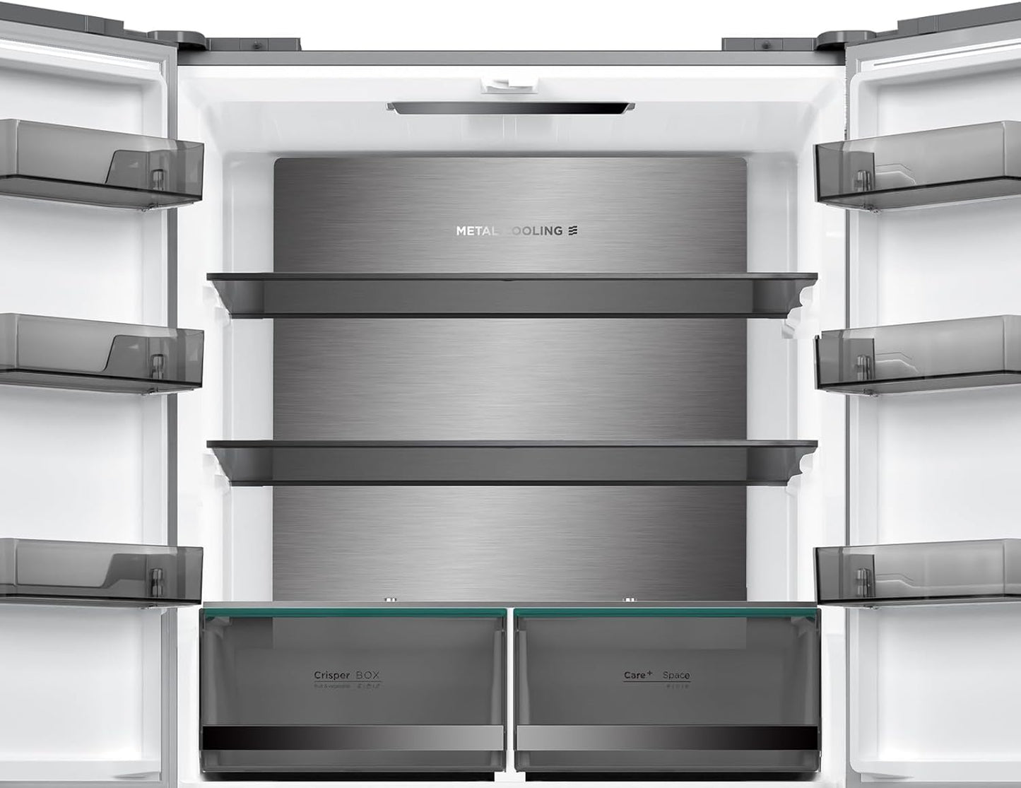 Réfrigérateur Américain À Portes Multiples CCD503NEIBE, 177 Cm De Hauteur, 69 Cm De Profondeur, Total De 503 Litres, Compresseur À Inverter, Aucun Givre, Flux D'Air Multiples, Espace Care, Congé
