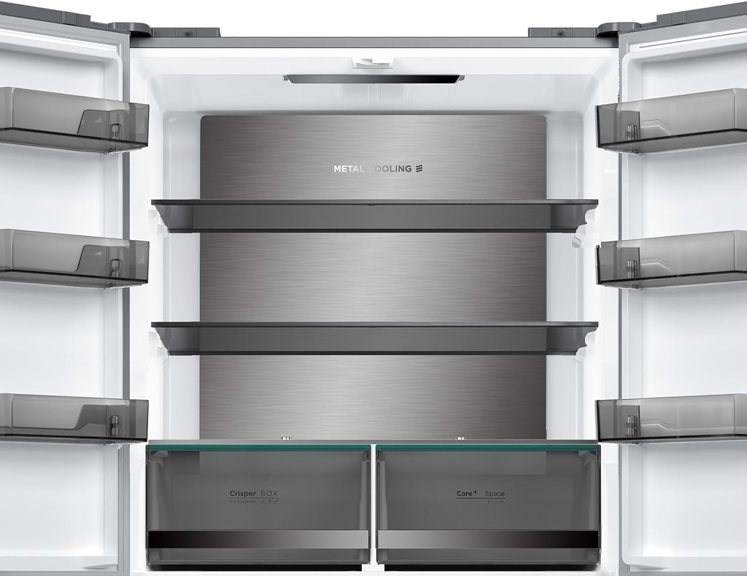 Réfrigérateur Américain À Portes Multiples CCD503NEIBE, 177 Cm De Hauteur, 69 Cm De Profondeur, Total De 503 Litres, Compresseur À Inverter, Aucun Givre, Flux D'Air Multiples, Espace Care, Congé