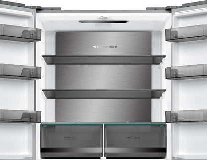 Réfrigérateur Américain À Portes Multiples CCD503NEIBE, 177 Cm De Hauteur, 69 Cm De Profondeur, Total De 503 Litres, Compresseur À Inverter, Aucun Givre, Flux D'Air Multiples, Espace Care, Congé