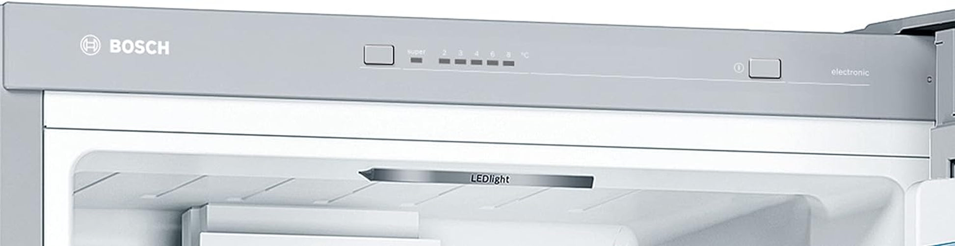KGV33VLEAS - Réfrigérateur Combiné Pose Libre - Série 4 - 288L - Froid Brassé - L 60Cm X H 176Cm - Inox