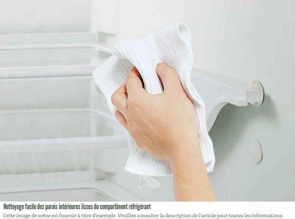 RK61620C Réfrigérateur-Congélateur Efficacité Énergétique A++ Partie Réfrigérateur :232 L Partie Congélateur :53 L Éclairage Intérieur 4 Rayonnages En Verre Beige