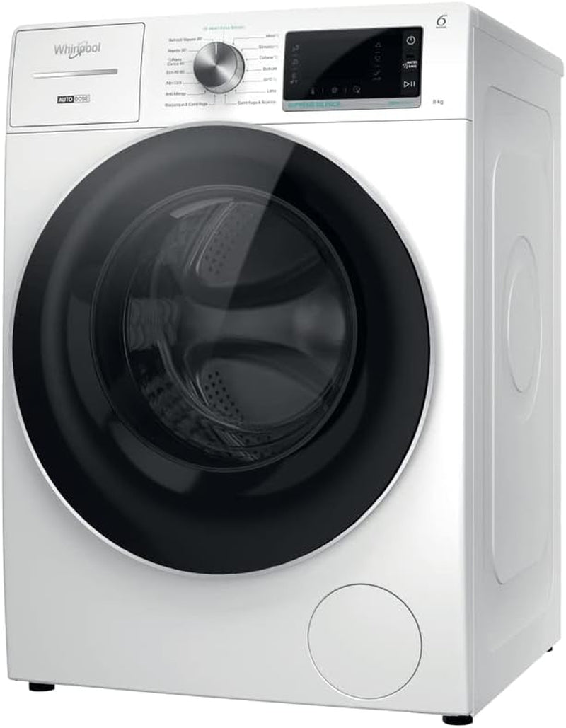 Whirlpool W8W846WR Vapore Machine À Laver 8 Kg 1400 Tours