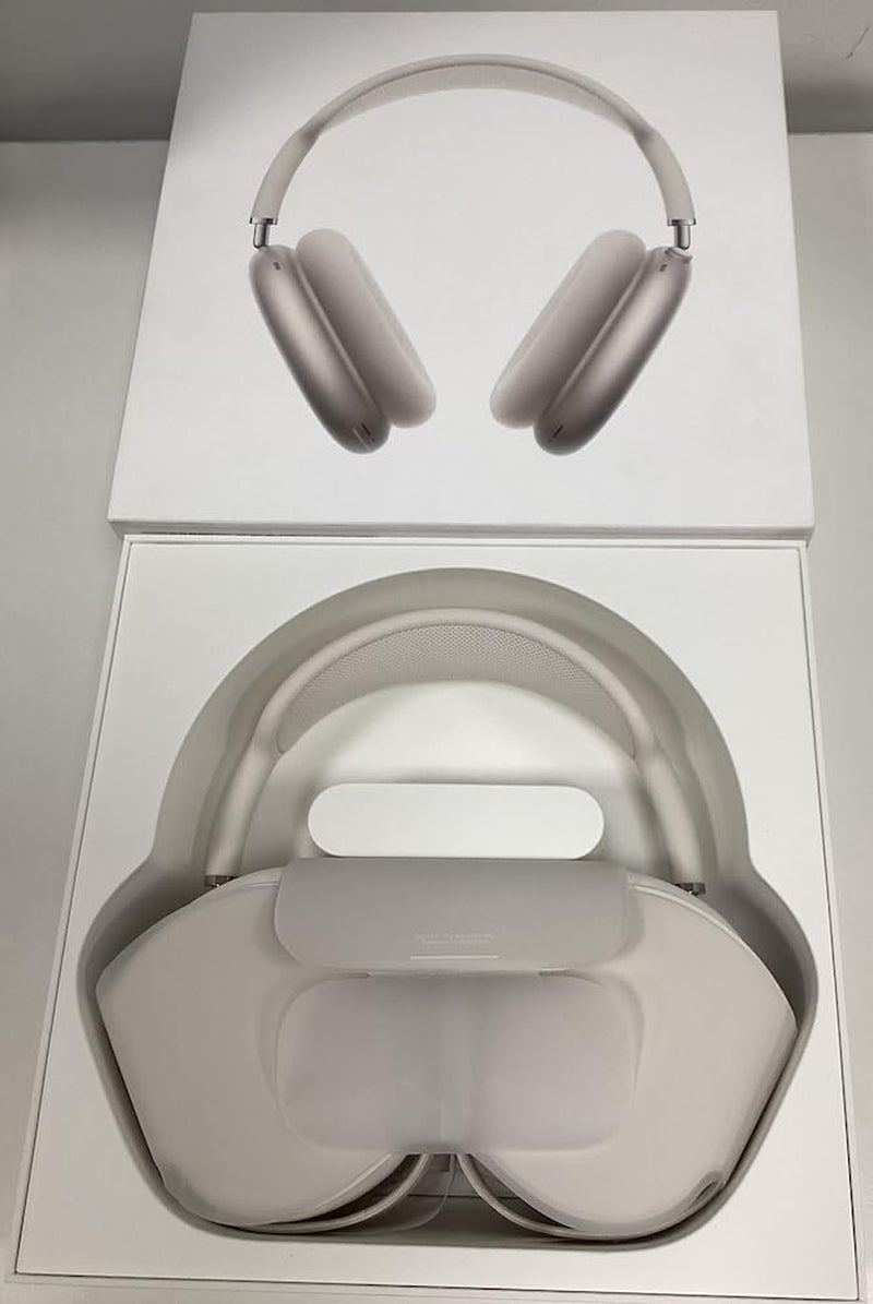 Airpods Max Casque Circum-Auriculaire Sans Fil, Réduction Active Du Bruit De Niveau Pro, Mode Transparence, Audio Spatial Personnalisé, Recharge USB C, Lumière Stellaire