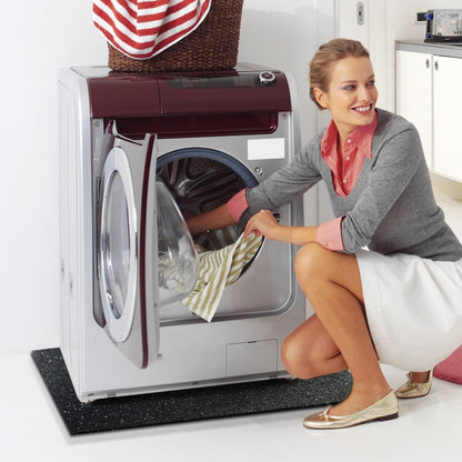 – Tapis Anti-Vibrations Machines À Laver, Sèche-Linge – Personalisable, Isolante, Insonorisante – Qualité Allemande – Matelas D'Isolation Acoustique, Résistant -30°C/100°C - 125X200 Cm | 10 Mm