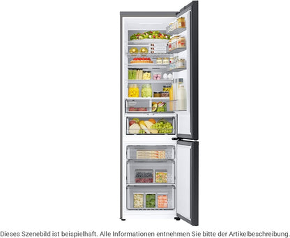 Samsung Bespoke Réfrigérateur Congélateur 203 Cm 387 L 114 L AI Energy Mode Black Steel RL38C7B5BB1/EG