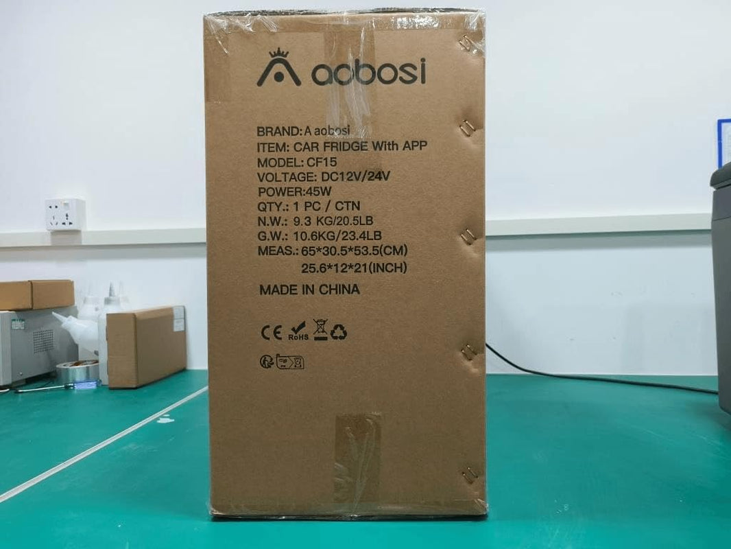 15L Compresseur Électrique, 12V Réfrigérateur De Voiture À Compresseur, APP Und Bouton Contrôle, Frigo Pour Voiture, Camion, Camping, Voyage