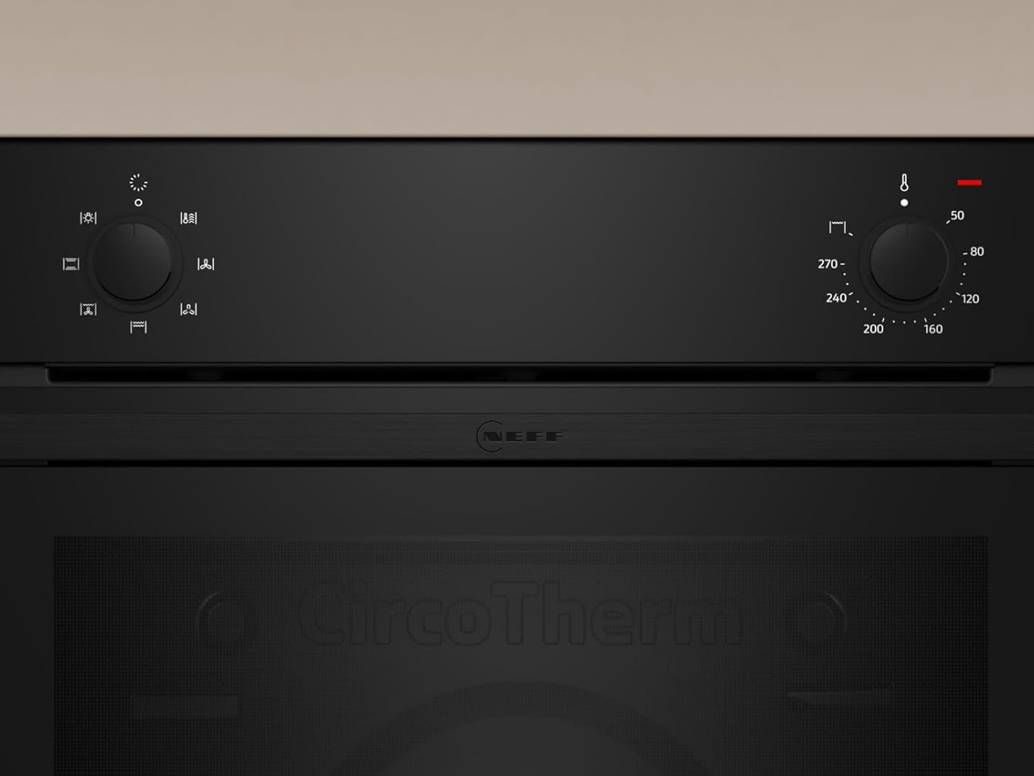 Neff B1DCA0AK0 EEK: a Einbaubackofen, 60 Cm Breit, 71 L, Grill, Circotherm, Heißluft, Schwarz