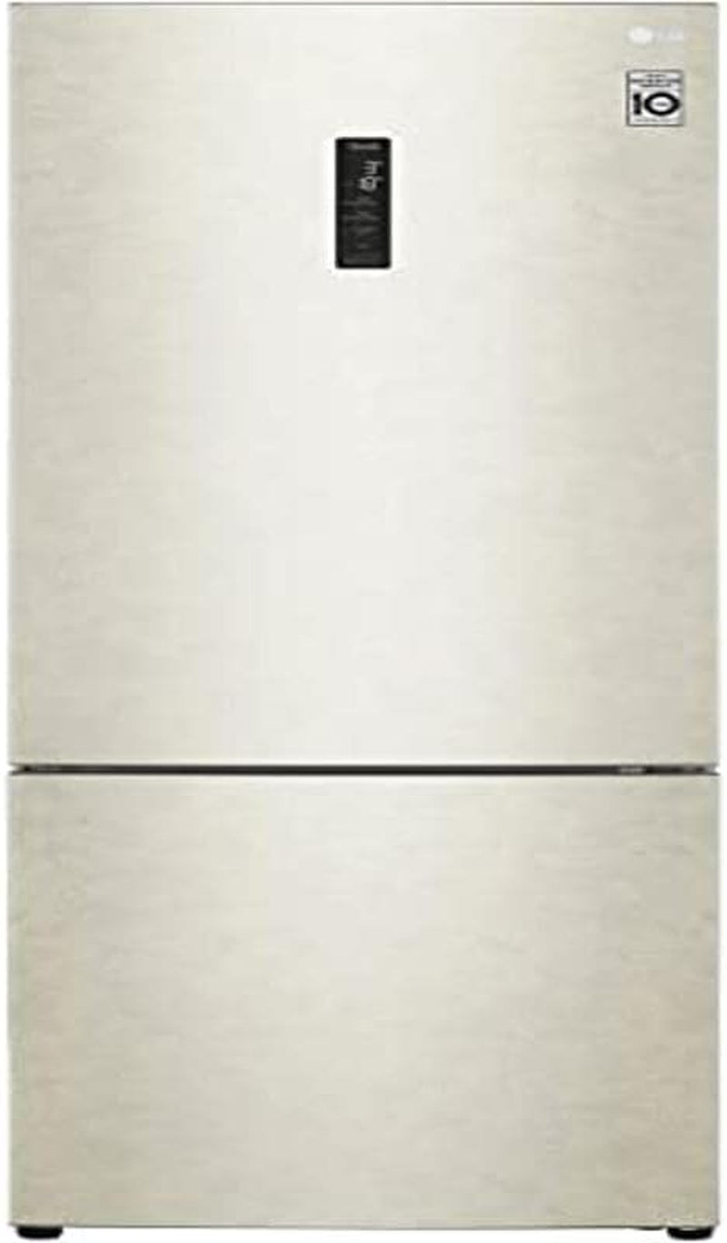 GBB567SECMN Réfrigérateur Combiné Total No Frost, 462L, Largeur 70Cm, Wi-Fi, Porte & Linéaire Cooling, Tiroir Fresh Balancer, Affichage Externe, Compresseur Smart Inverter, Smart Diagnosis, Sable