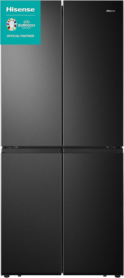 Hisense RQ563N4SF2 Frigo Américain Autoportante 454 L F Noir