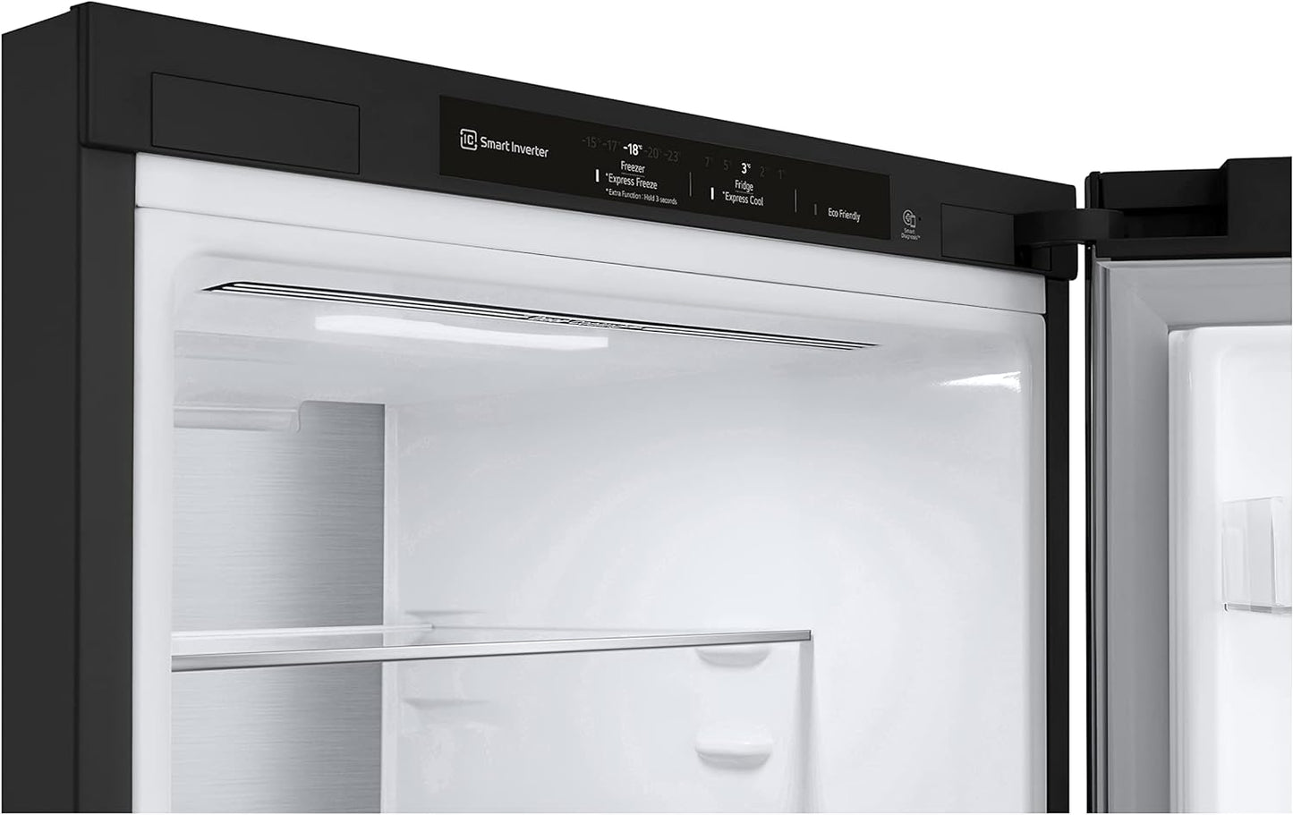 Electronics GBB72MCVBN Réfrigérateur-Congélateur - Capacité Utile : 384 L - Classe D'Efficacité Énergétique - Noir Mat - 203 Cm - Compresseur Linéaire Inverseur - Noir Mat Métallisé