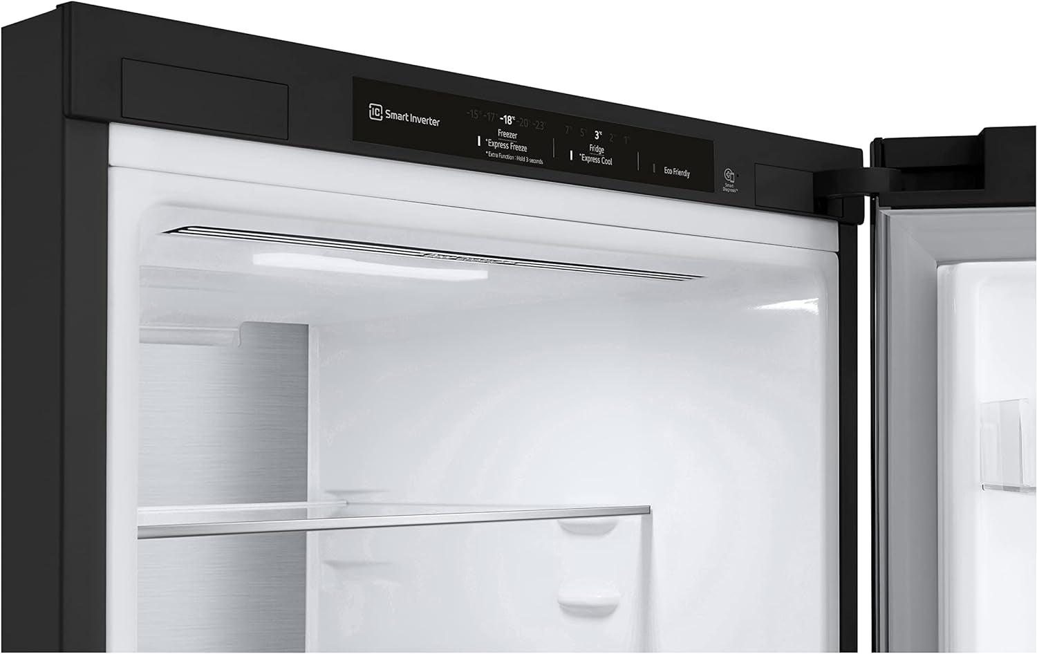 Electronics GBB72MCVBN Réfrigérateur-Congélateur - Capacité Utile : 384 L - Classe D'Efficacité Énergétique - Noir Mat - 203 Cm - Compresseur Linéaire Inverseur - Noir Mat Métallisé