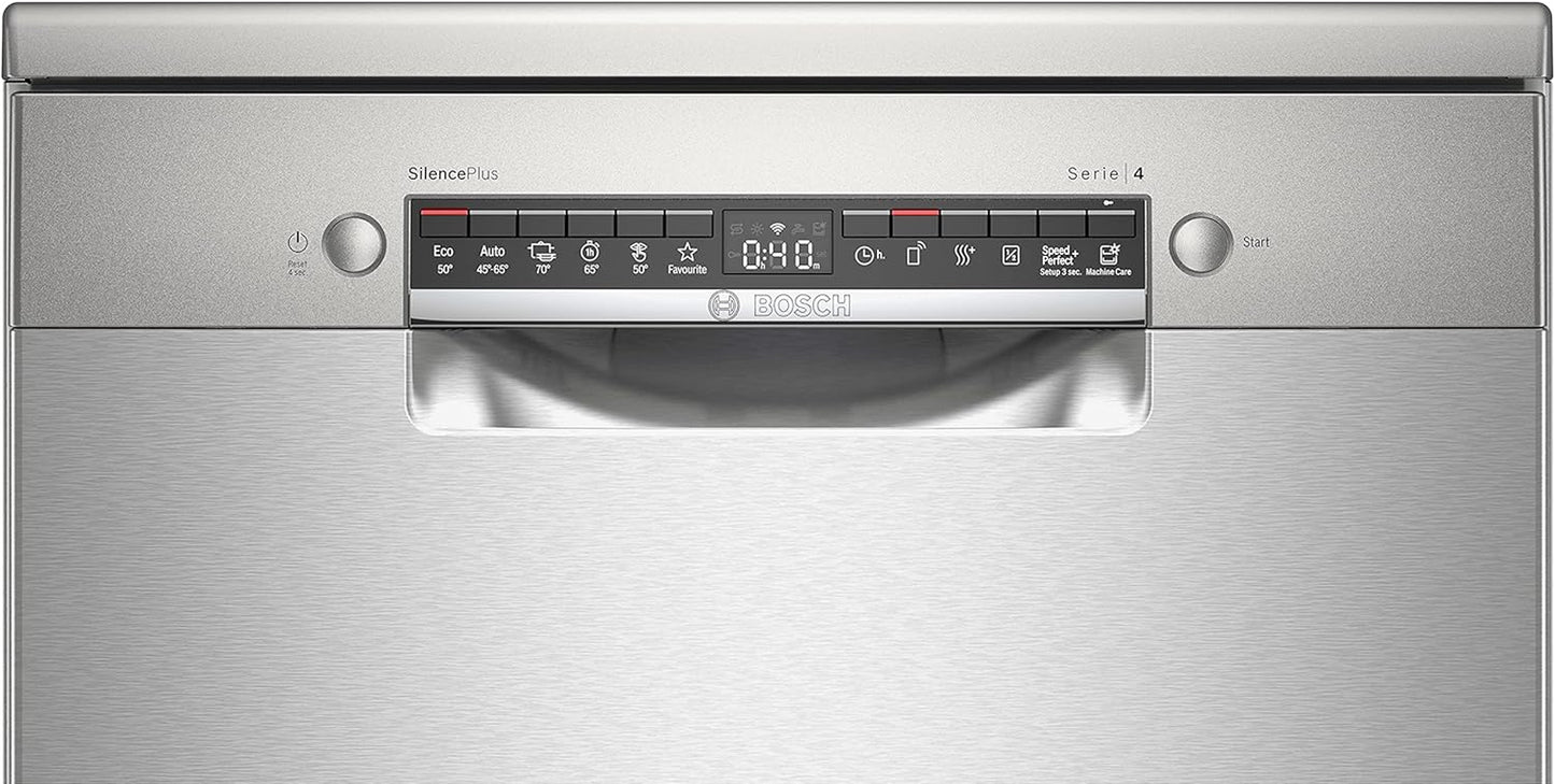 Elettrodomestici SMS4HCI52E Série 4 Lave-Vaisselle De Libre Positionnement 60 Cm Inox