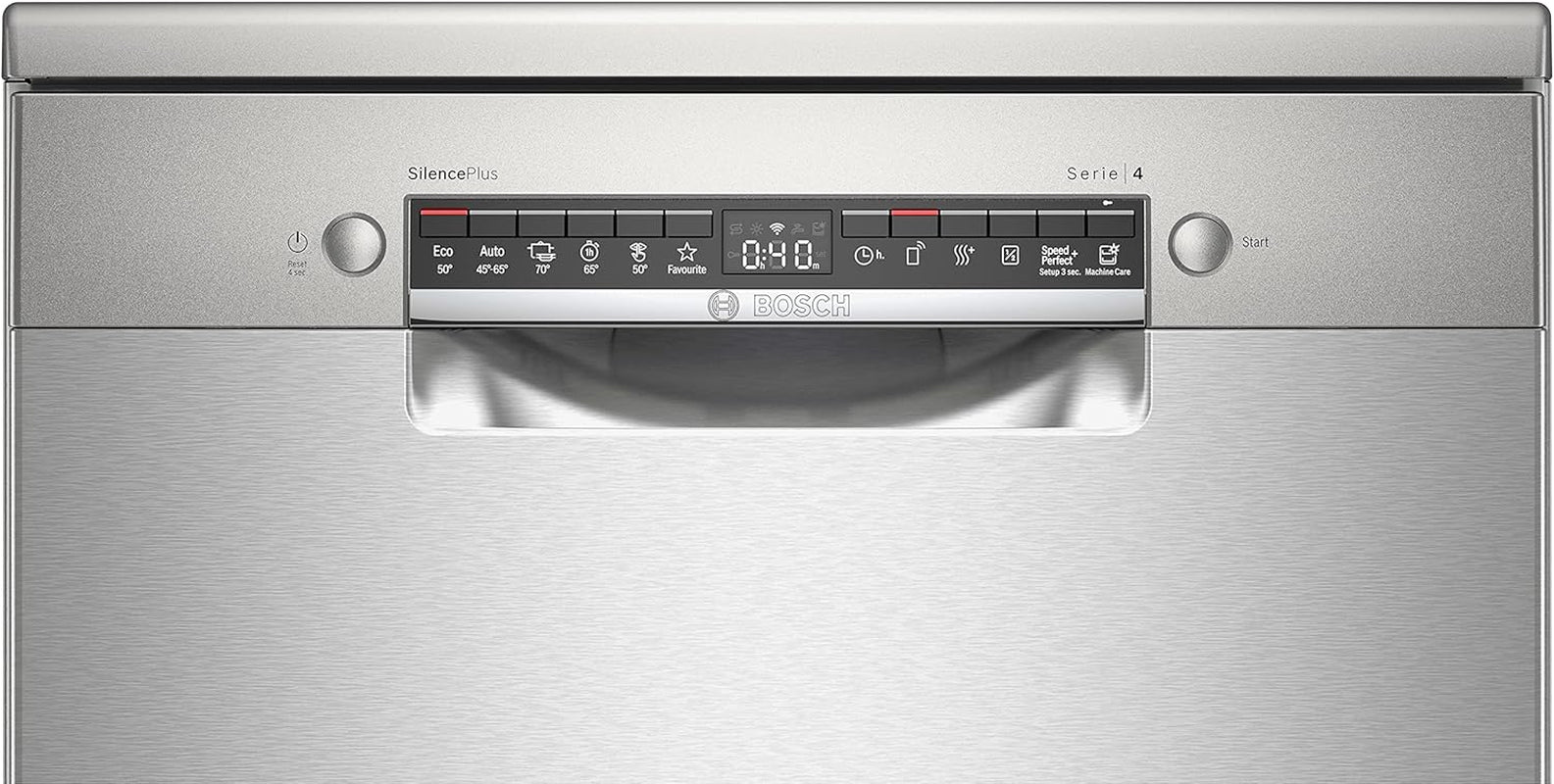 Elettrodomestici SMS4HCI52E Série 4 Lave-Vaisselle De Libre Positionnement 60 Cm Inox